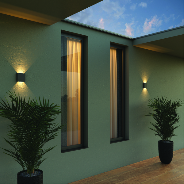 Arandela de Parede Externa IP65 Led Amarelo Wall Lights Inspire Preta Bivolt - Image 3